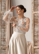 Panna Młoda Bolerka bolerka, narzutki, sweterki koronkowe bolerko ślubne, koronkowe bolerko do sukni ślubnej, delikatne bolerko ślubne, koronkowa narzutka ślubne, 7