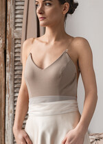 Panna Młoda Bolerka bolerka, narzutki, sweterki kokarda do sukni ślubnej, kokarda z tiulu do sukni slubnej, ozdobna kokarda przewiązywana w pasie do sukni ślubnej 3