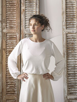 Panna Młoda Bolerka bolerka, narzutki, sweterki Bolerko z odkrytymi plecami, eleganckie bolerko ślubne, bolerko do sukni ślubnej, delikatne bolerko ślubne, letnia narzutka ślubne 0