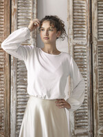 Panna Młoda Bolerka bolerka, narzutki, sweterki Bolerko z odkrytymi plecami, eleganckie bolerko ślubne, bolerko do sukni ślubnej, delikatne bolerko ślubne, letnia narzutka ślubne 3