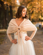 Panna Młoda Bolerka bolerka, narzutki, sweterki Welurowe Miekkie Bolerko Ślubne, Etola na jesienny ślub, Narzutka do sukni ślubnej z weluru, bolerko ślubne z weluru6