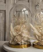 Prezenty, Podziękowania dla Rodziców Kompozycje Kwiatowe / Flowerboxy ślubne podziekowania dla rodzicow prezent dla mamy i taty na wesele kwiaty w kopule kompozycja z kwiatów suszonych pomysł na prezent dla rodziców, wieczne róże8