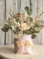 Prezenty, Podziękowania dla Rodziców Kompozycje Kwiatowe / Flowerboxy flowerbox z wieczną róża, prezent dla mamy i taty na wesele, kompozycja z kwiatów suszonych pomysł na prezent dla rodziców, wieczne róże, flower box dla rodziców1