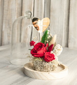 Prezenty dla Mamy flowerboxy, box ze słodyczami  prezent na dzień Mamy, prezent dla mamy flowerbox z suszonych kwiatów, suszone kwiaty w szkle, pomysł na prezent z okazji dnia mamy5