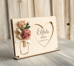 Prezenty dla Mamy kwiaty flowerboxy drewniana tabliczka z życzeniami na dzień Mamy prezent dla Mamy z okazji dnia Matki, kwiaty prezent dla mamy, kompozycja z suszonych kwiatów pomysł na prezent dla mamy3