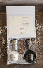 Zaproszenia dla Rodziców  zaproszenie dla Rodziców box prezentowy box prezentowy jako zaproszenie dla Rodziców, prezent i zaproszenie na ślub dla Rodziców, filiżanki dla Mamy i Taty, elegancki prezent dla Rodziców3