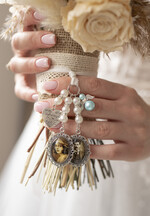 Medalion do bukietu ślubnego medalik zawieszka medalion do bukietu ślubnego, medalik ze zdjęciem do bukietu dla Panny Młodej, zdjęcie rodziców dziadków na bukiecie ślubnym 10