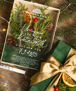 Prezenty Oferta dla Salonów BEAUTY voucher bozonarodzeniowy prezent Prezent dla klientek na święta Voucher, Voucher podarunkowy dla klientów salonu fryzjerskiego bożonarodzeniowy prezent voucher welurowe pudełko - lustrzany voucher na prezent dla niej3