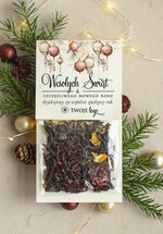 Prezenty Oferta dla Salonów BEAUTY drobne prezenty słodkości miody ciasteczka świąteczna herbata podziękowania dla klientki salonu kosmetycznego, prezent od fryzjerki dla klientek, upominek  bożonarodzeniowy gadzet od stylistki rzes0