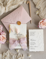 Zaproszenia na Komunię dla Dziewczynki dziewczynka  Różowe zaproszenia komunijne z dmuszkiem dla dziewczynki, zaproszenia na komunię ze wstążką, złote zaproszenia na komunię, zaproszenia na Pierwszą Komunię0