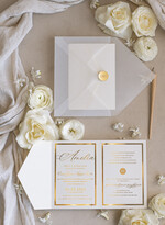 Zaproszenia na Komunię dla Dziewczynki dziewczynka  komunijne złote zaproszenia, zaproszenia na Pierwszą komunię składane w kopertę, zaproszenia na komunię dla dziewczynki, eleganckie zaproszenie na komunię4