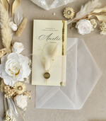 Zaproszenia na Komunię  dziewczynka  Podłużne różowe złocone zaproszenia na Komunię nowoczesne  Zaproszenia komunijne personalizowane8