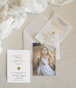 Zaproszenia na Komunię  dziewczynka  ręcznie robione zaroszenia komunijne nietypowe zaproszenie na komunie personalizowane zaproszenia Komunijne proste zaproszenie na komunię dla dziewczynki proste nowoczesne zaroszenia na komunię2