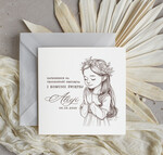 Zaproszenia na Komunię  dziewczynka  personalizowane zaproszenia Komunijne Eleganckie zaproszenia komunijne dla dziewczynki, proste zaproszenie na komunię Swiętą, zaproszenia na Pierwszą Komunie Świętą 0