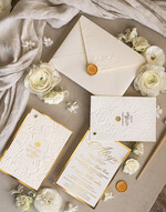 Zaproszenia na Komunię dla Dziewczynki dziewczynka  Oryginalne zaproszenia na Komunię, Tłoczone zaproszenia na Komunię, Złote Zaproszenia na Komunię dla dziewczynki, Eleganckie zaproszenia Komunijne ze złotymi literami4