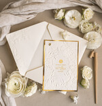 Zaproszenia na Komunię  dziewczynka  Oryginalne zaproszenia na Komunię, Tłoczone zaproszenia na Komunię, Złote Zaproszenia na Komunię dla dziewczynki, Eleganckie zaproszenia Komunijne ze złotymi literami11