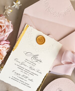 Zaproszenia na Komunię  dziewczynka  owalne zaproszenia na Komunię Zaproszenia komunijne personalizowane dla dziecka ręcznie robione zaproszenia na komunie Nietypowe zaproszenia komunijne3