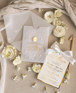 Zaproszenia na Komunię  dziewczynka  Perełkowe zaproszenia komunijne dla dziewczynki, zaproszenia na komunię z perełkami, złote zaproszenia na komunię, zaproszenia na Pierwszą Komunię10