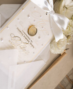 Zaproszenia na Komunię  dziewczynka  Perełkowe zaproszenia komunijne dla dziewczynki, zaproszenia na komunię z perełkami, złote zaproszenia na komunię, zaproszenia na Pierwszą Komunię4