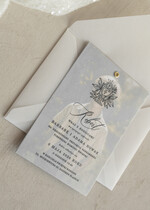 Zaproszenia na Komunię  chłopiec zaproszenia na Komunię ze zdjęciem  Kalkowe Zaproszenia komunijne personalizowane1