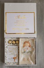 Pamiątki Prezenty na komunię  boxy prezentowe Prezent na Pierwszą Komunię Świętą, pudełko prezentowe na Komunię Świętą. Pamiątka Pierwszej Komunii Świętej Prezent na Komunie 0