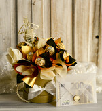 Pamiątki Prezenty na komunię  boxy prezentowe Zestaw Prezentowy od Chrzestnych na Pierwszą komunię, Flowerbox Komunijny opakowanie na pieniądze13