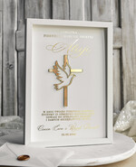 Pamiątki Prezenty na komunię  pamiątki na komunie  Pamiątka Pierwszej Komunii orbrazek z życzeniami Personalizowane pudełko na Prezent0