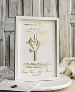 Pamiątki Prezenty na komunię  pamiątki na komunie  Pamiątka Pierwszej Komunii orbrazek z życzeniami Personalizowane pudełko na Prezent6