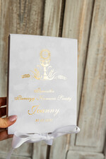 Pamiątki Prezenty na komunię  pamiątki na komunie  Pamiątka Pierwszej Komunii Świętej, Personalizowane Welurowe Pudełko na I komunię Świętą, Życzenia z okazji pierwszej komunii świętej1