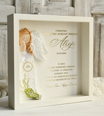 Pamiątki Prezenty na komunię  pamiątki na komunie  Pamiątka Pierwszej Komunii orbrazek z życzeniami Personalizowane pudełko na Prezent5