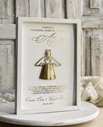 Pamiątki Prezenty na komunię  pamiątki na komunie  Pamiątka Pierwszej Komunii orbrazek z życzeniami Personalizowane pudełko na Prezent6