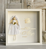 Pamiątki Prezenty na komunię  pamiątki na komunie  Pamiątka Pierwszej Komunii orbrazek z życzeniami Personalizowane pudełko na Prezent3