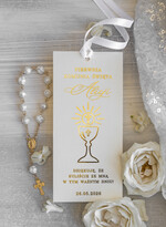 Podziękowania dla gości na komunii podziękowania dla gości Oryginalne podziękowania dla gości komunijnych, Mały różaniec prezent dla gości komunijnych, podziękowanie dla gości komunijnych Mini różaniec5