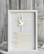 podziękowania dla najbliższych  Podziękowania w Ramie podziękowanie dla Matki Chrzestnej na Komunię, Komunijne podziękowania dla Matki i Ojca Chrzestnego w białej ramie 3