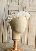 Dodatki dekoracje na komunię  wianki Wianek komunijny z białej hortensji, idealny do stylizacji komunijnej. Wianki komunijne z preparowanych kwiatów 1