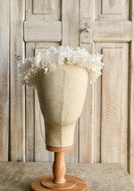 Dodatki dekoracje na komunię  wianki Wianek komunijny z białej hortensji, idealny do stylizacji komunijnej. Wianki komunijne z preparowanych kwiatów 0