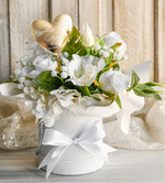 prezent dla nauczuciela/ dzień nauczyciela flower box kwiaty i słodycze Personalizowany flower box dla nauczycielki prezent na zakończenie roku Dzień Nauczyciela1