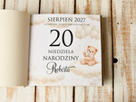albumy dla Dzieci albumy welurowe Prezent dla Noworodka Album 1 Rok życia  Praktyczny Prezent na narodziny dla dziecka Album 16