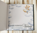 albumy dla Dzieci albumy welurowe Ręcznie szyty album dla dziecka z personalizowaną welurową okładką. Idealny na zdjęcia z narodzin, chrztu i pierwszych lat życia. 12