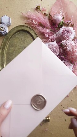 Zaproszenia ślubne Minimalistyczne Minimalistyczne Zaproszenia ślubne Romantyczne Zaproszenie na Ślub na kalce 1