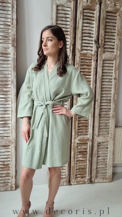 Prezenty dla świadków szlafrok dla świadkowej muślinowy szlafrok pomysł na pytanie czy zostaniesz moją świadkową szlafrok, szlafrok z muślinu z napisami, przewiewny bawełniany szlafrok dla świadkowej i druhny1