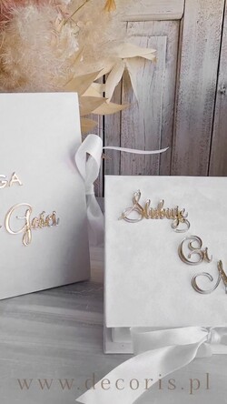Księgi wpisów gości welurowe Szybka Wysyłka zestaw na wesele księga wpisów gości szkatułka na obrączki kopertówka, biały welurowy zestaw na wesele złote litery 1