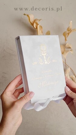 Pamiątki Prezenty na komunię  pamiątki na komunie  Co zamiast kartki na komunię pudełko pamiątka Pierwszej Komunii Świętej, kartka na komunię, kartka na komunię1