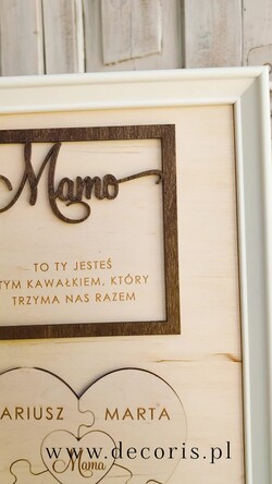 Prezenty dla Mamy ramki, puzzle, ramki na zdjęcia  wyjątkowy prezent na dzień mamy, super prezent dla mamy wyjątkowa tabliczka na dzień matki, tabliczka z życzeniami dla Mamy, prezent na Dzień Mamy1