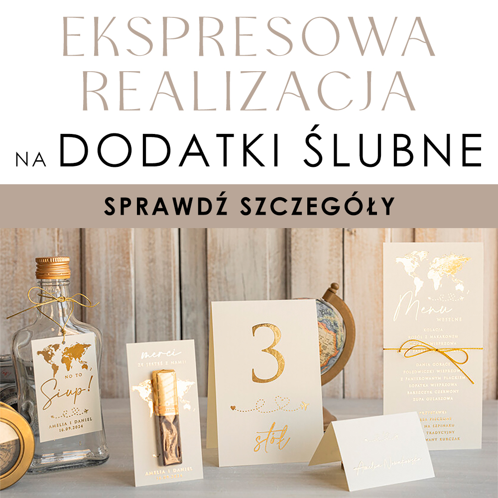 Ekspresowa Realizacja ślubne menu
