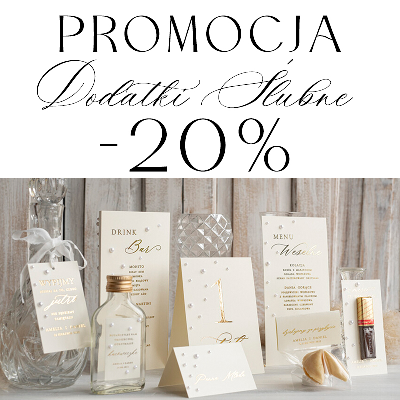 Promocja 20 dodatki 