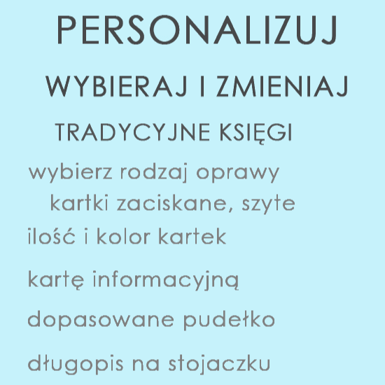 Zaprojektuj wymarzona Księge gości na Wasze Wesele